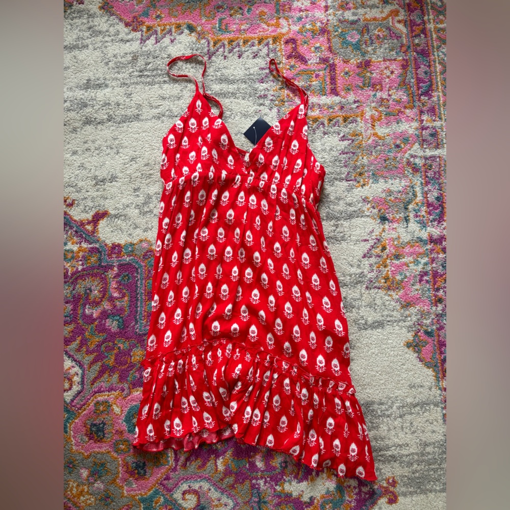 Forever 21 Red Floral Mini Dress